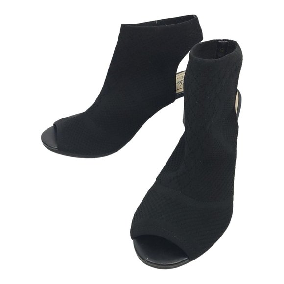 LifeStride Alita Block Heel Open Toe Ankle Boots Womens US 10 UK 8 EU 40 Black - Picture 11 of 11